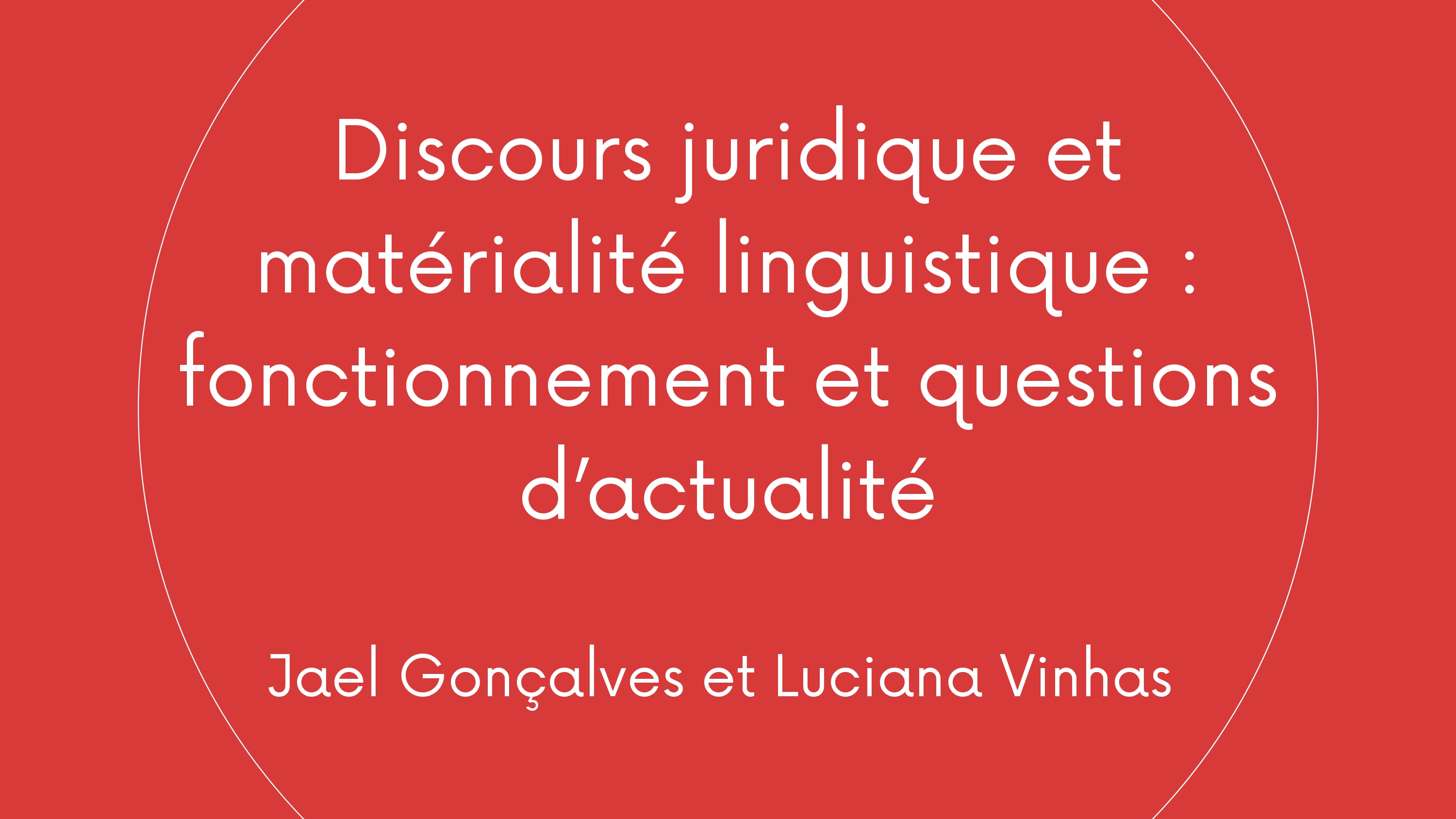 Discourse juridique