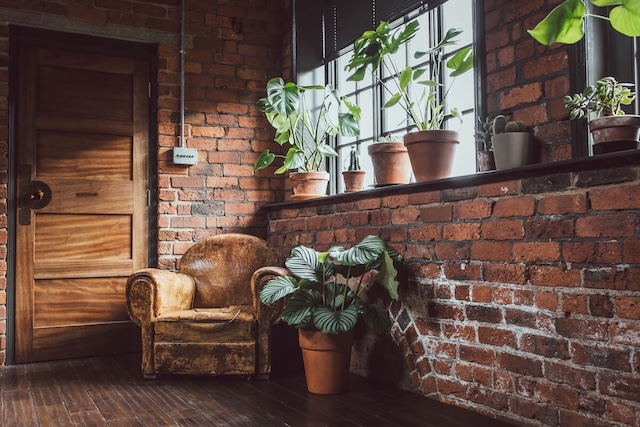 photograph of an armchair in the corner of the meeting room