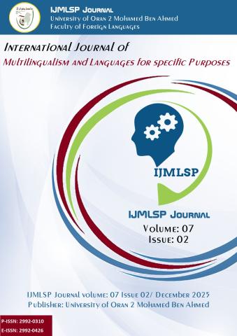 New Issue Published | International Journal of Multilingualism and Languages for Specific Purpose